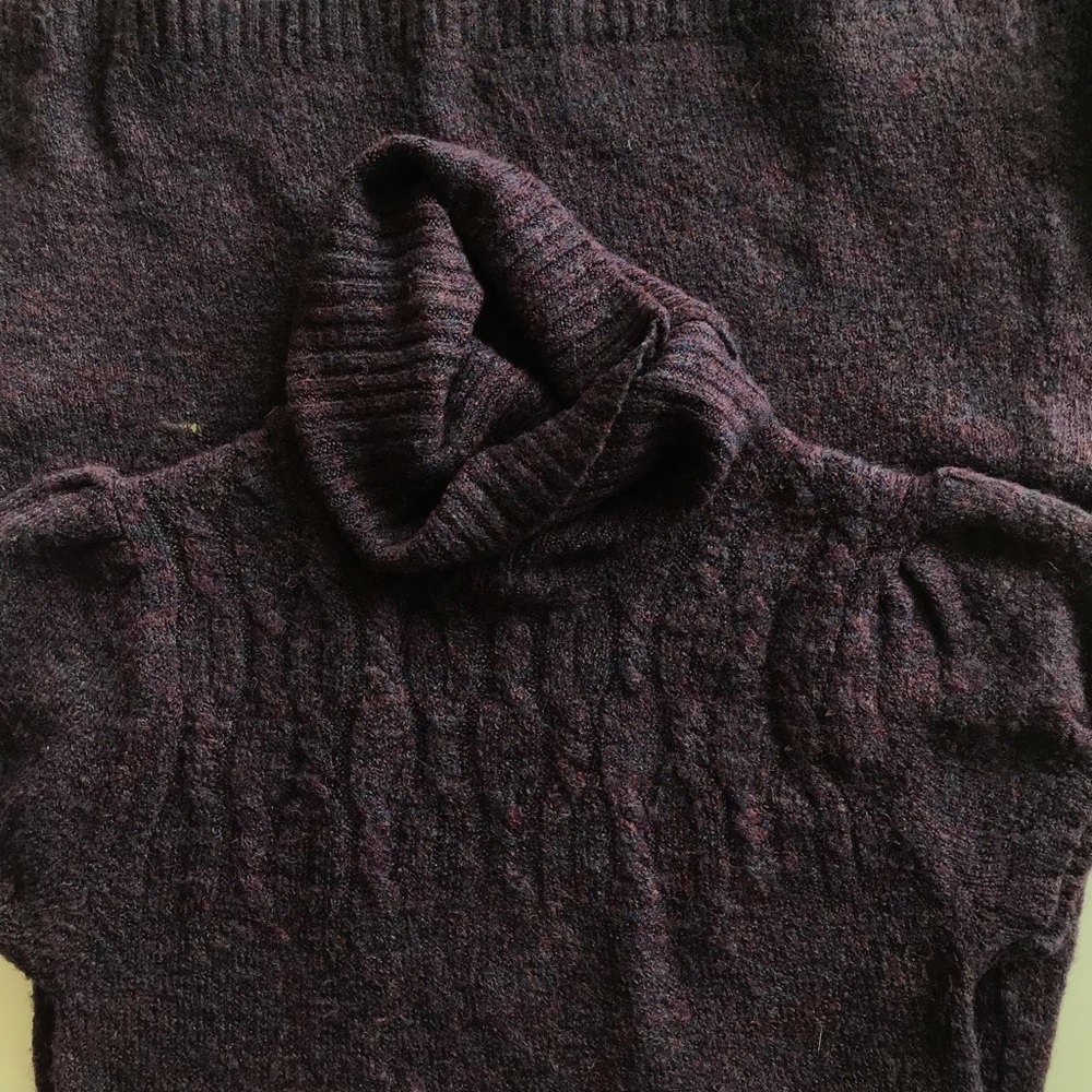 Sweater Project Turtleneck Dress | Purple